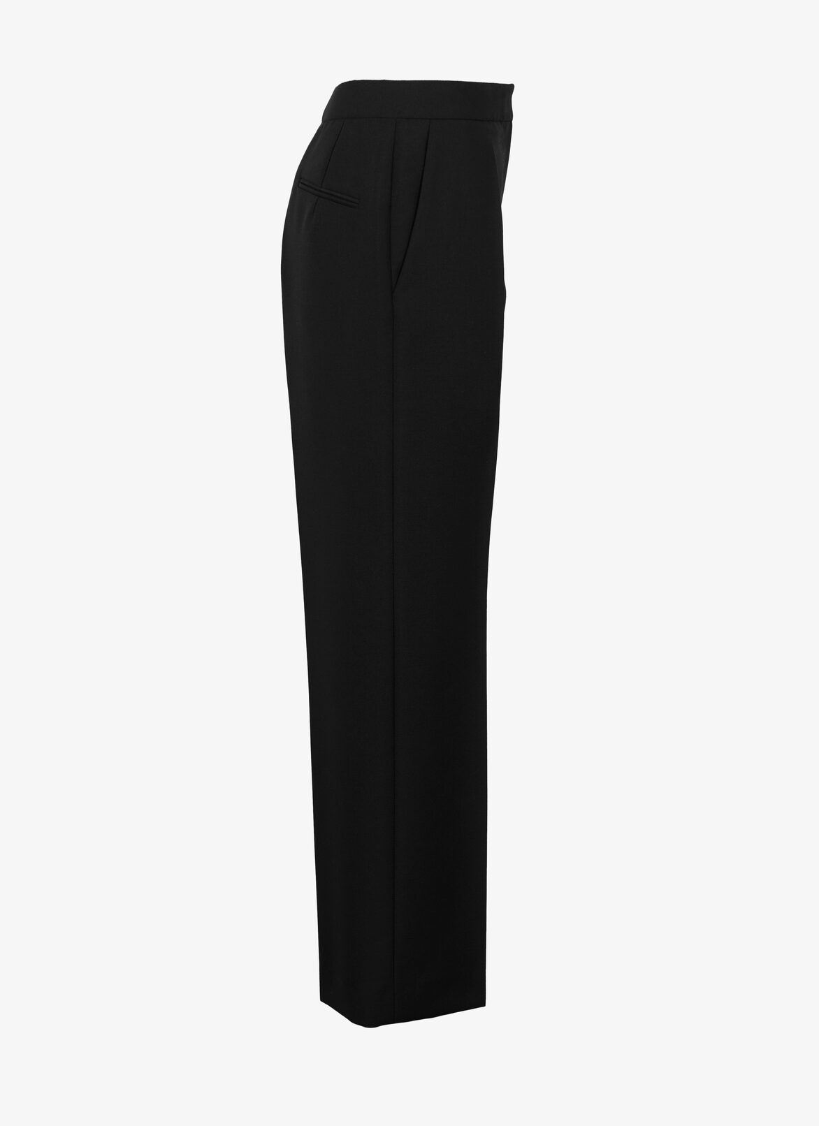 Pantaloni Eleganti In Misto Lana  ALAÏA PANTALONI ELEGANTI IN MISTO LANA  NERO